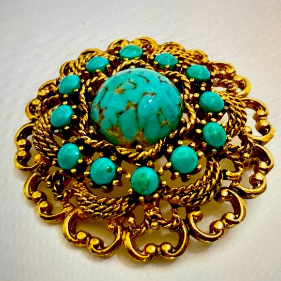 EMMONS ヴィンテージ ブローチ Emmons Vintage | Jewelry | Emmons Vintage Turquoise Art